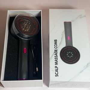 Amazon Black and Pink Scalp Massage Comb